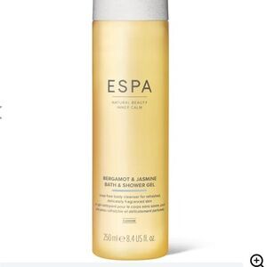 Espa Bergamot and Jasmine Bath & Shower Gel 8.4 oz Unopened Brand New
